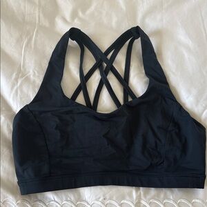 lululemon athletica Black Strappy Sports Bra